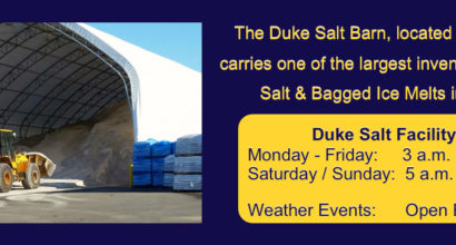 Duke Bulk Road Salt Barn is located in Rochester NY and Serves All of Upstate NY