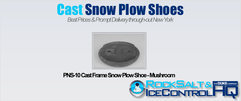 Picture of PNS-10 Cast Frame Snow Plow Shoe - Mushroom