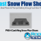 PNS-4 Cast Wing Snow Plow Shoes