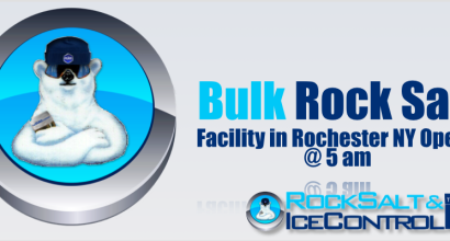 Picture of Rochester NY Bulk Rock Salt and Deicer Facility Opens @ 5 am