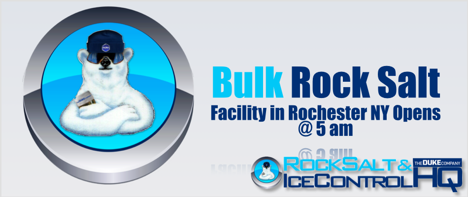 Picture of Rochester NY Bulk Rock Salt and Deicer Facility Opens @ 5 am