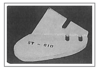 ST-810 Steel Snow Plow Shoe