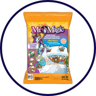 Mr. Magic Ice Melter and Packaged Deicer